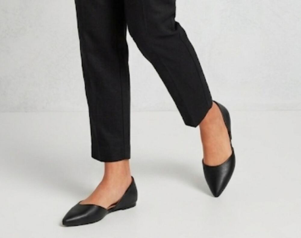 Dv. NWT A NEW DAY BLACK JULIE BALLET FLATS SIZE ♡8.5♡